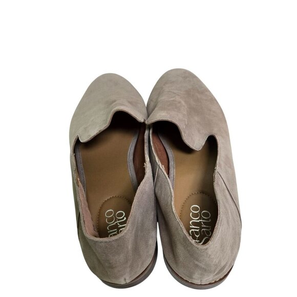 Franco Sarto Haylee Loafers Tan Suede Classic Neutral All Season Size 11M - Picture 6 of 9